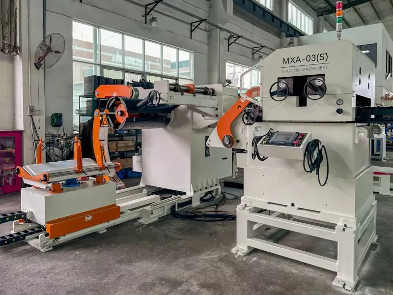 mxa3 three in one decoiler straightener feeder machine